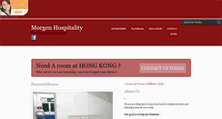 Desktop Screenshot of morgenhospitality.com